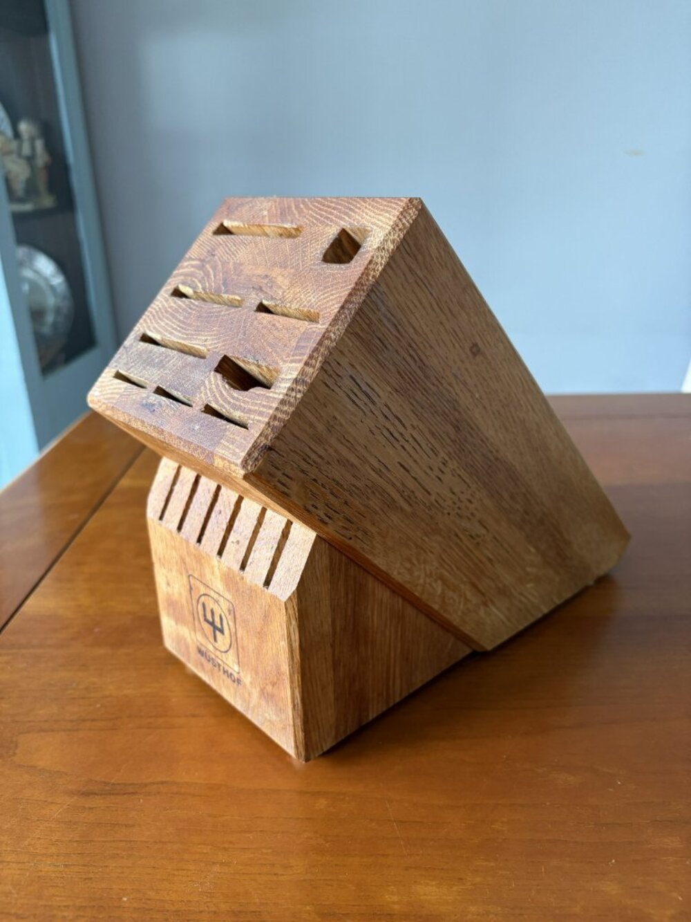 Wusthof 15-slot Knife Block Brown Oak Wood
